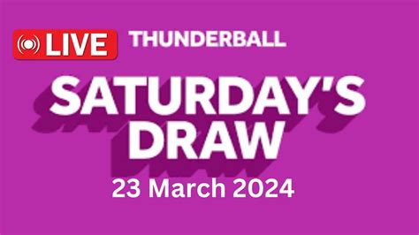 youtube thunderball live tonight